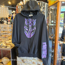  BLACK PANTHER Black Hoodie L - PopRock Vintage. The cool quotes t-shirt store.