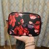 VICTORIAS SECRET Black/Roses Crossbody - PopRock Vintage. The cool quotes t-shirt store.