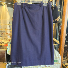  VINTAGE MISTO LANA Blue Wool Skirt 10 - PopRock Vintage. The cool quotes t-shirt store.