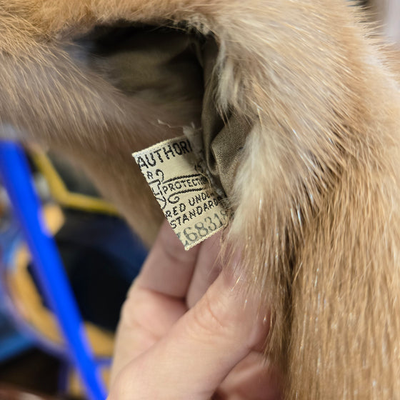 VINTAGE Blonde Mink Stole