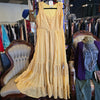 PRICE DROP! ALIZEHP Yellow Maxi Dress w. Front Cutout 38