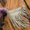 VINTAGE 60s Deerskin Fringe Leather Jacket