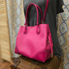 MICHAEL KORS Pink Pebbled Leather Tote AS IS - PopRock Vintage. The cool quotes t-shirt store.