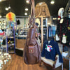 LAUREN RALPH LAUREN Brown Leather Shoulder Bag