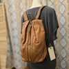 AIMEE KESTENBERG Brown Leather Backpack - PopRock Vintage. The cool quotes t-shirt store.