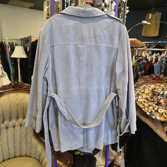 PRICE DROP! Bradley Biau Light Blue Suede 2X