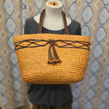  CHERI Orange Woven Straw Bag - PopRock Vintage. The cool quotes t-shirt store.