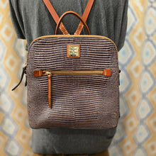  DOONEY & BOURKE Grey Embossed Backpack - PopRock Vintage. The cool quotes t-shirt store.