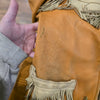 VINTAGE 60s Deerskin Fringe Leather Jacket