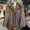 VINTAGE Stripe Raccoon Car Coat