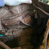 LAUREN RALPH LAUREN Brown Leather Shoulder Bag