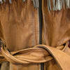 VINTAGE 60s Deerskin Fringe Leather Jacket