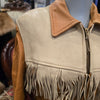 VINTAGE 60s Deerskin Fringe Leather Jacket