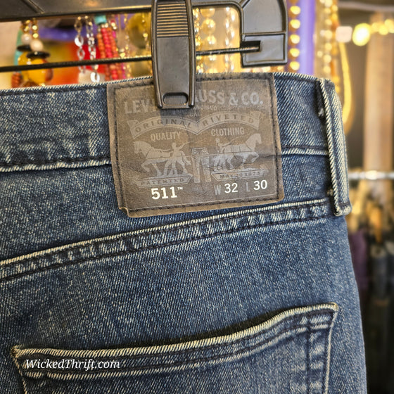 LEVIS Dark Wash 511 Jeans 32x30
