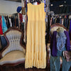 PRICE DROP! ALIZEHP Yellow Maxi Dress w. Front Cutout 38